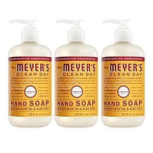 3-pk 12.5-oz Mrs. Meyer's Clean Day Liquid Hand Soap (Clementine) $10.10 w/ S&S