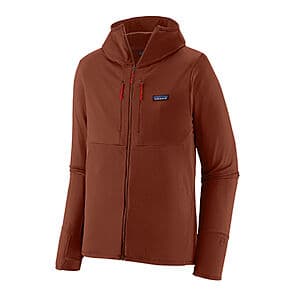 Patagonia Men's R1 Thermal Full-Zip Hooded Jacket (Dried Vanilla) $88 + Free S&H