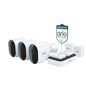Arlo Pro 5S 2K 3 Camera Indoor/Outdoor Wireless Spotlight Security Camera Bundle $121 + Free Shipping