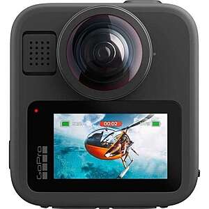 GoPro MAX2 Waterproof 360 + Traditional Action Camera w/ Touch Screen $299 + Free S&H