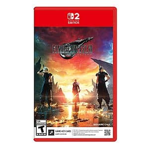 Final Fantasy VII: Rebirth Day One Edition (Switch 2 Game-Key Card) $35