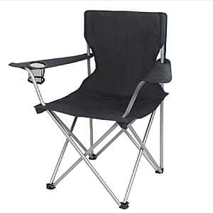 Ozark Trail Basic Quad Folding Chair w/ Cup Holder & Carry Bag (various colors) $8 + Free S/H on $35+