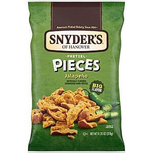 11.25-Oz Snyder's of Hanover Pretzel Pieces (Jalapeño) $3.25 w/ Subscribe & Save