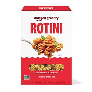 16-Oz Amazon Grocery Rotini Pasta $0.70