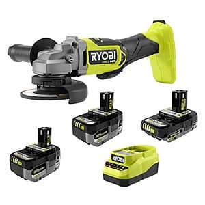 RYOBI ONE+ 18V Cordless HP 4-1/2" Angle Grinder w/ 2x 4Ah & 1x 2Ah HP Battery & Charger $179 + Free Shipping