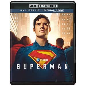 Superman (4K Ultra HD + Digital) $12.50