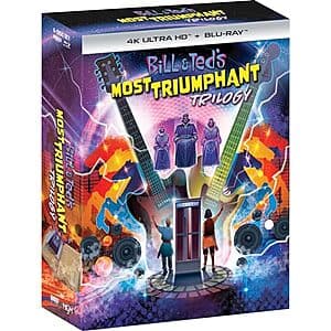 Bill & Ted's Most Triumphant Trilogy (4K UHD + Blu-ray) $43 + Free Shipping