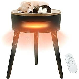 SageNest 1500W PTC Ceramic Side Table Space Heater (Black) $47.60 + Free Shipping