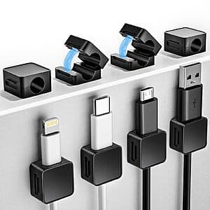 Prime Members: 8-Pack ROYSC Magnetic Cord Organizer Clips 3.10 + Free Shipping