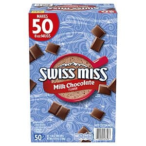 50-Count 1.38oz Swiss Miss Milk Chocolate Flavor Hot Cocoa Mix $6.45 w/ Subscribe & Save