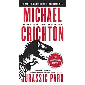 Jurassic Park: A Novel (eBook) by Michael Crichton $3