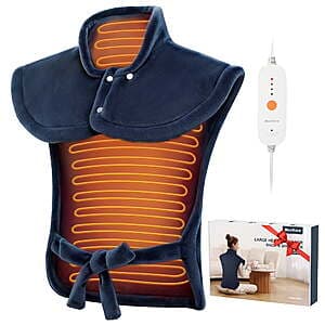 MaxKare Ultra Soft Heating Pad w/ 4 Heat Settings & Auto Shut-off (2 colors) $18