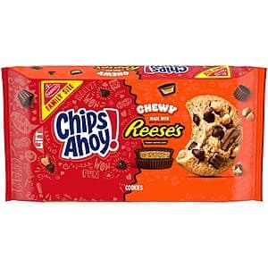 14.25-Oz Chips Ahoy! Chewy Chocolate Chip Cookies w/ Reese's Peanut Butter Cups $2.75 w/ S&S