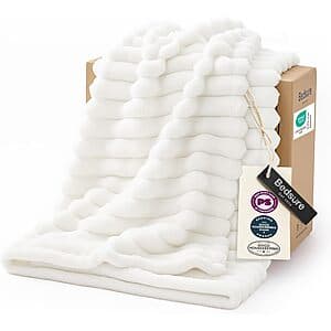 Prime Members: 50" x 60" Bedsure GentleSoft Fleece Throw Blanket $8.10 + Free S&H