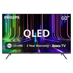 Sam's Club Members: 60" Philips 7900 Series 4K QLED Roku Smart TV $249.90 + Free Shipping w/ Plus