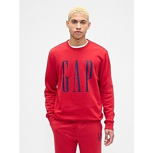 Gap Men's Logo Sweatshirt (Modern Red) $10.20 + Free Shipping