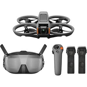 DJI Avata 2 Fly 4K Smart Drone Combo w/ Three Batteries & Goggles N3/RC Motion 3 $789 & More + Free S/H