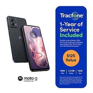 Select Locations: 128GB Tracfone Motorola moto g Power 5G Smartphone + 1-Yr Service $49.90 + Free S&H