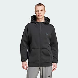 adidas Men's Designed for Training Full-Zip Track Jacket (Black) $26.95 + Free S&H