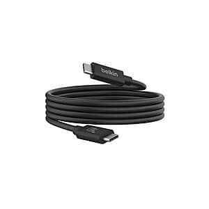 4' Belkin Connect USB4 20Gbps 240W USB-C Cable $19