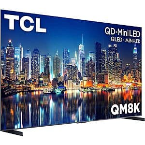 TCL QM8K Series 4K QD-Mini LED Smart Google TV (2025): 85" 2200, 98" $3000 & More + Free S&H
