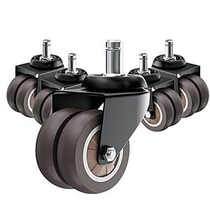 5-Pk ASHGOOB 2" Office Chair Wheels / Casters Set $13.40