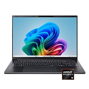 Acer Swift Go 16 AI Laptop: 16" WUXGA 120Hz, Ryzen AI 9 465, 32GB DDR5, 1TB SSD $900 + Free S&H