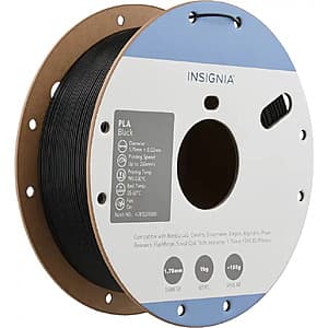 1kg 1.75mm Insignia PLA 3D Printer Filament (Black or White) $9 & More + Free S&H