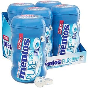 Select Accounts: 4-Pack 50-Count Mentos Sugar-Free Chewing Gum w/ Xylitol $9.10 w/ Subscribe & Save