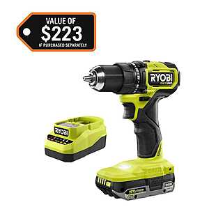 Select Home Depot Stores: RYOBI ONE+ HP 18V Drill/Driver Kit w/ 2.0 Ah HP Battery $40 (In-Store Purchase Only)