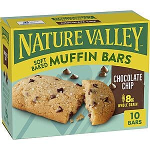 10-Ct Nature Valley Soft-Baked Muffin Bars (Chocolate Chip) $4.75 w/ S&S