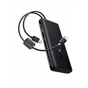 Baseus 100W 20000mAh Power Bank w/ 2x Built-in USB-C Cables $40 + Free S&H