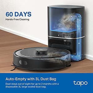 TP-Link Tapo RV30 Max Plus 5300Pa LiDAR Robot Vacuum & Mop w/ Self-Emptying Dock $162 + Free Shipping