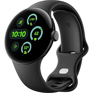 41mm Google Pixel Watch 3 Wi-Fi (Black): Open Box $119, New $170 + Free S/H