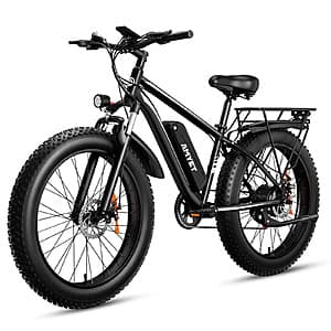 26" AMYET EB26 1500W Peak 48V 15AH Adult Electric Fat Tire Bike $345 + Free Shipping