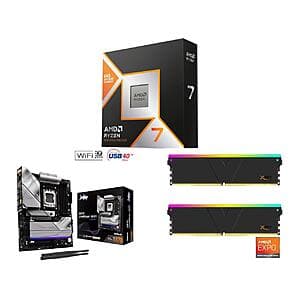 Ryzen 7 9850X3D + ASRock X870 LiveMixer ATX Mobo + 32GB V-COLOR DDR5 6400 Bundle $820 + Free Shipping