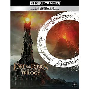 The Lord of the Rings Trilogy: Extended Editions (4K Ultra HD) $50 + Free S&H