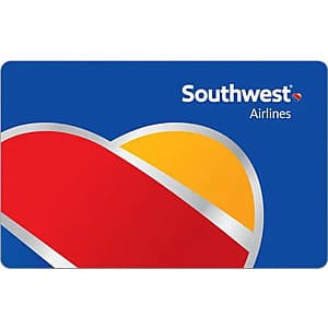 $500 Southwest Airlines Gift Card $455 (Email Delivery)