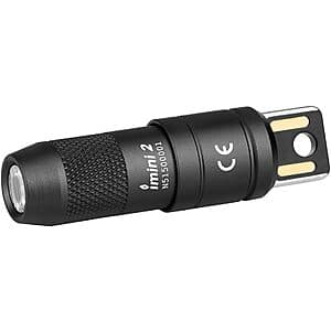 OLIGHT IMINI 2 EDC 50 Lumens Rechargeable Keychain Flashlight (Various Colors) $13.30
