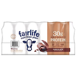 Select Costco Stores: 18-Pk 11.5-Oz Fairlife 30g Protein Shake (Chocolate) $32 (In-Store Only)