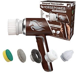 Ruby Horsepower Rechargeable Waterproof Electric Scrubber $23.55