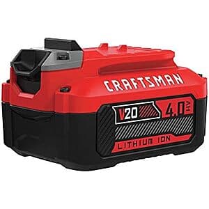 4Ah Craftsman V20 Lithium-Ion Battery + Earn 10% Back w/ Prime Visa $35.10 + Free S&H