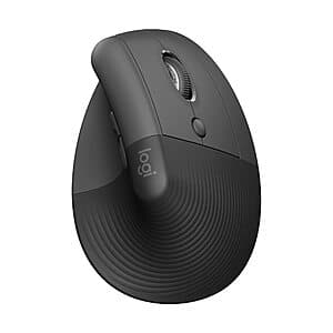 Logitech Lift Vertical Ergonomic Wireless Mouse (Bluetooth or USB Bolt Receiver) $50 + Free Shipping