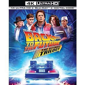 Back to the Future: The Ultimate Trilogy (4K Ultra HD + Blu-ray) $32