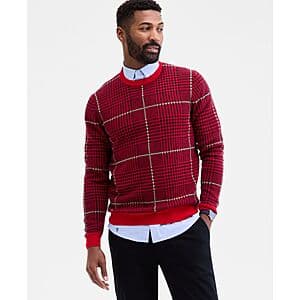 Club Room Men's Pattern Merino Sweater (3 colors) $9.95 + Free Pickup