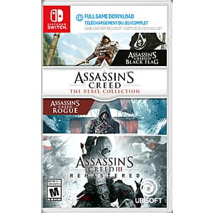 Assassin’s Creed: Rebel Collection + III Remastered (Nintendo Switch Code in Box) $15 + Free Shipping