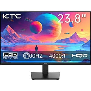 23.8" KTC H24V27 1920x1080 FHD 100Hz Monitor $63 + Free S&H