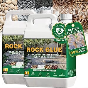 2-Gallon MOLYLY Rock Glue Mulch Glue & Gravel Binder $30