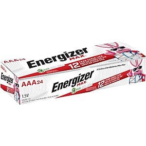New Woot! Customers Only: 24-Pk Energizer Max AAA Alkaline Batteries $5 + Free S&H w/ Amazon Prime